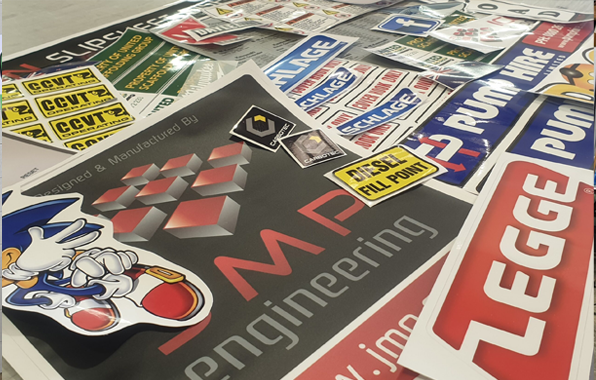 Custom Stickers and Labels – Stanley Signs Ltd
