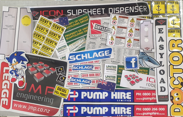 Custom Stickers and Labels – Stanley Signs Ltd